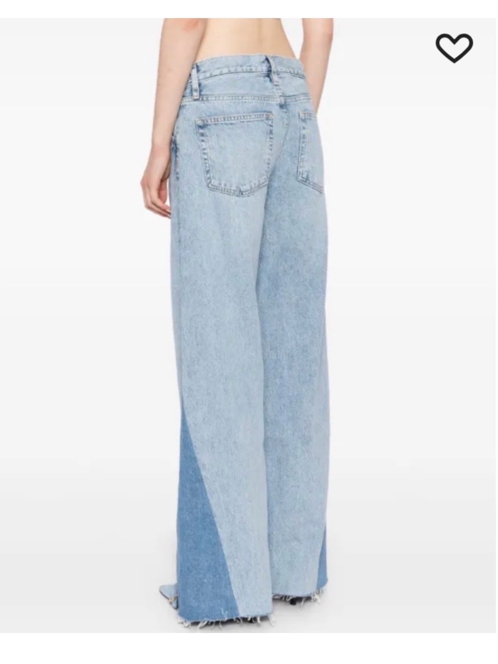 Frame Le Baggy Palazzo Jeans - Picture 4 of 10